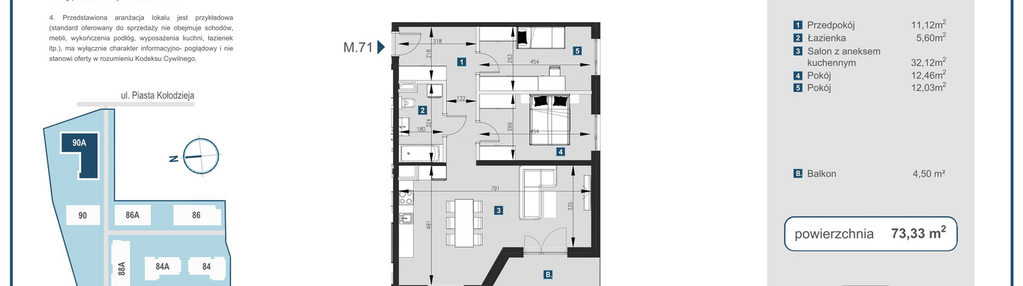 Mieszkanie w inwestycji: Piasta Towers bud. 90A
