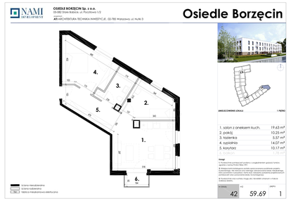 Mieszkanie w inwestycji: Osiedle Borzęcin