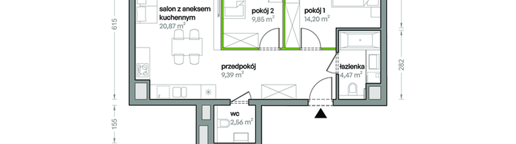 Mieszkanie w inwestycji: Ceglana Park