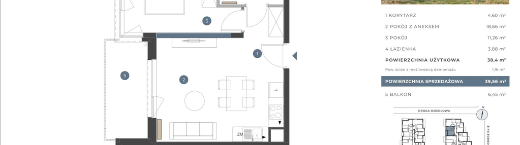 Mieszkanie w inwestycji: Astelia Park etap 1A i 3
