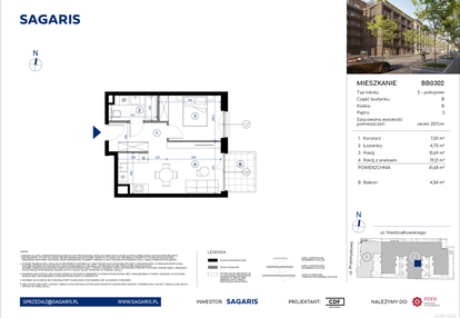 Mieszkanie w inwestycji: Niedziałkowskiego Park