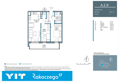 Mieszkanie w inwestycji: Rakoczego 17