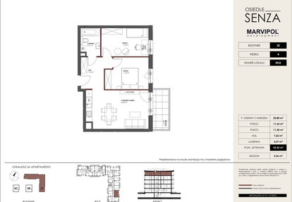 Mieszkanie w inwestycji: Osiedle Senza