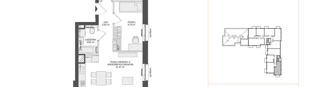 Mieszkanie w inwestycji: Osiedle Przy Błoniach 3 etap III