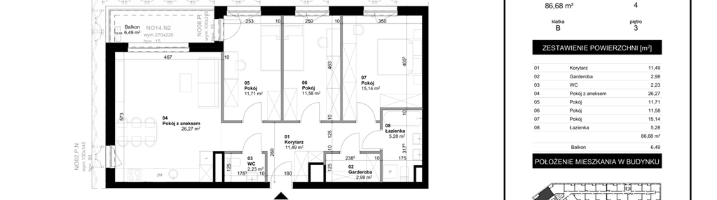 Mieszkanie w inwestycji: Kolejova 1