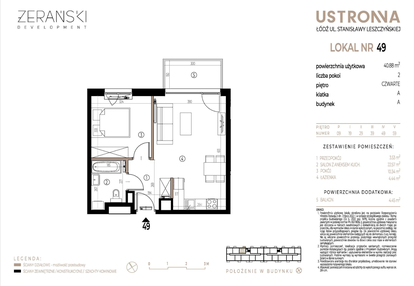 Mieszkanie w inwestycji: Ustronna