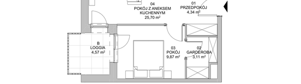Mieszkanie w inwestycji: Francuska Park VIIIA