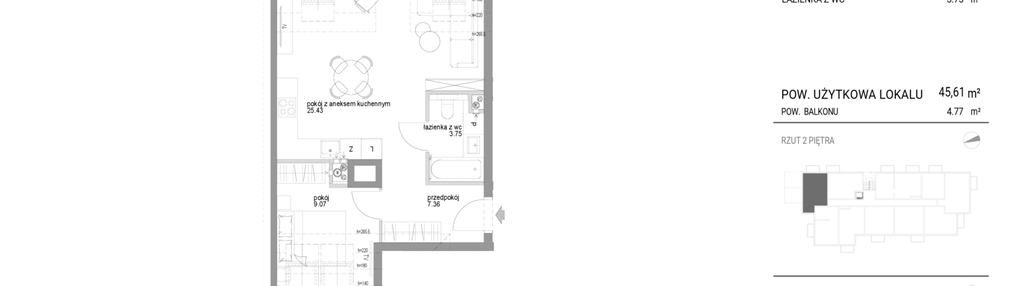 Mieszkanie w inwestycji: Kamienice Pruszczańskie