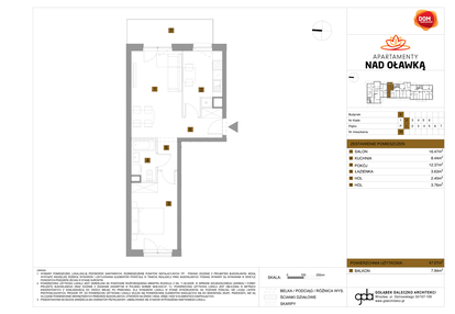 Mieszkanie w inwestycji: Apartamenty nad Oławką etap II