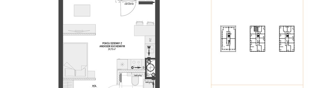 Mieszkanie w inwestycji: DOKI etap II (bud. G)