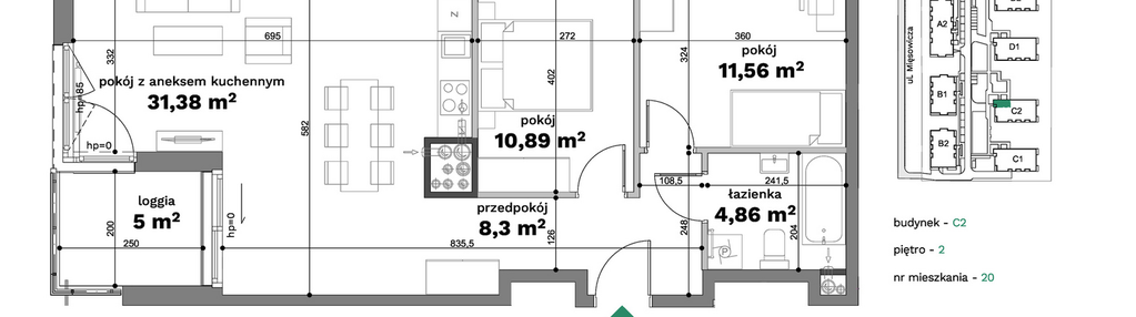 Mieszkanie w inwestycji: Forma Otwarta etap C