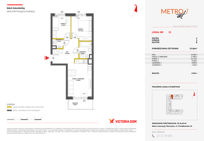 Mieszkanie w inwestycji: Metro Art 7