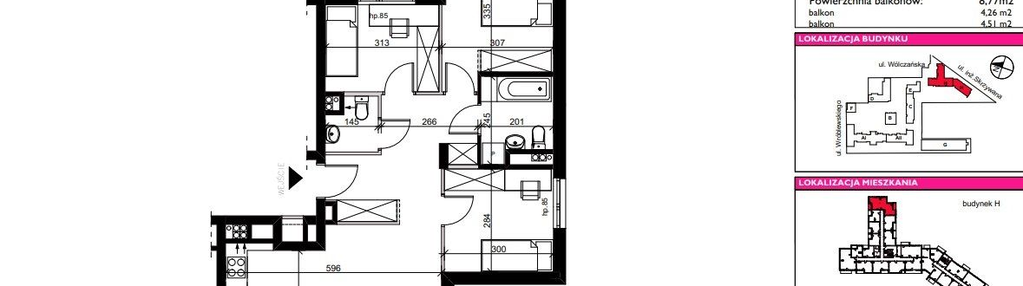 Mieszkanie w inwestycji: ART MODERN etap III - bud. H