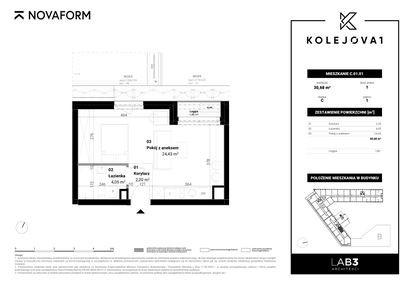 Mieszkanie w inwestycji: Kolejova 1