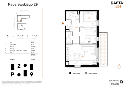 Mieszkanie w inwestycji: Paderewskiego 29