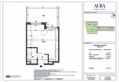 Mieszkanie w inwestycji: Aura Mokotów II