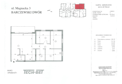 Mieszkanie w inwestycji: Osiedle Barczewski Dwór etap II