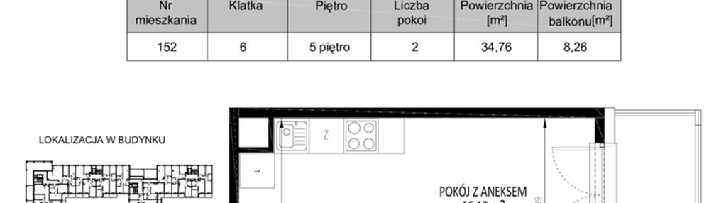 Mieszkanie w inwestycji: Krakowskie Tarasy etap V