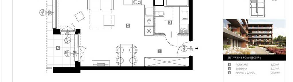 Mieszkanie w inwestycji: Kazimierza Wielkiego 42A etap II
