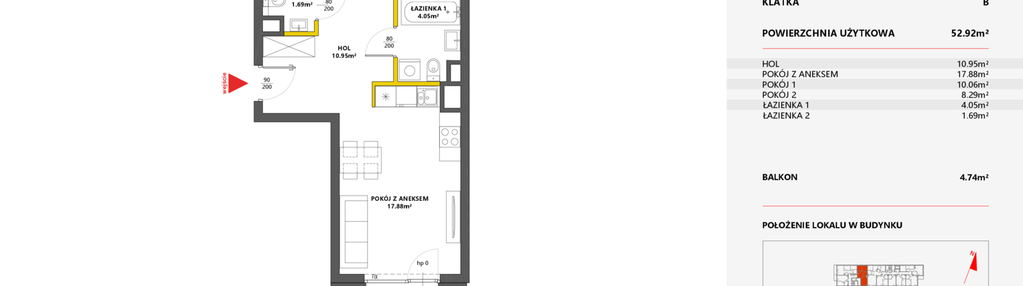 Mieszkanie w inwestycji: Metro Art 6