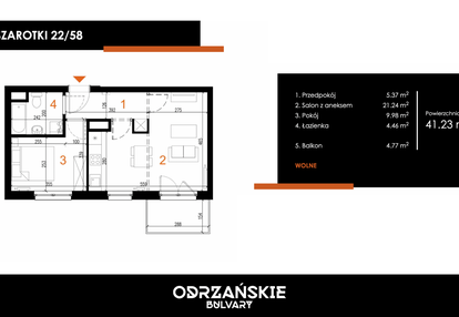 Mieszkanie w inwestycji: Odrzańskie Bulvary