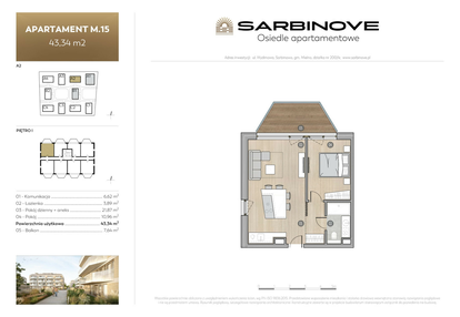 Mieszkanie w inwestycji: Sarbinove