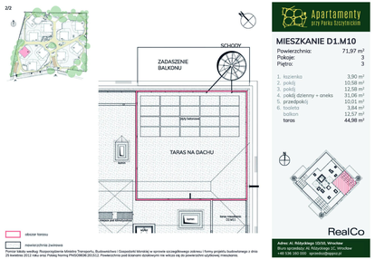 Mieszkanie w inwestycji: Apartamenty przy Parku Szczytnickim
