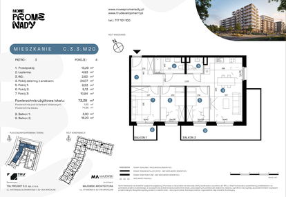 Mieszkanie w inwestycji: Nowe Promenady etap II