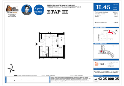 Mieszkanie w inwestycji: ART MODERN etap III - bud. H