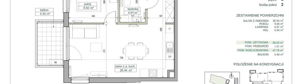 Mieszkanie w inwestycji: Villa Jaśkowa Dolina etap II