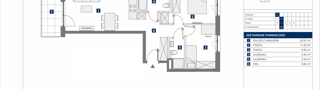 Mieszkanie w inwestycji: Mokotów Sportowy 1.1B