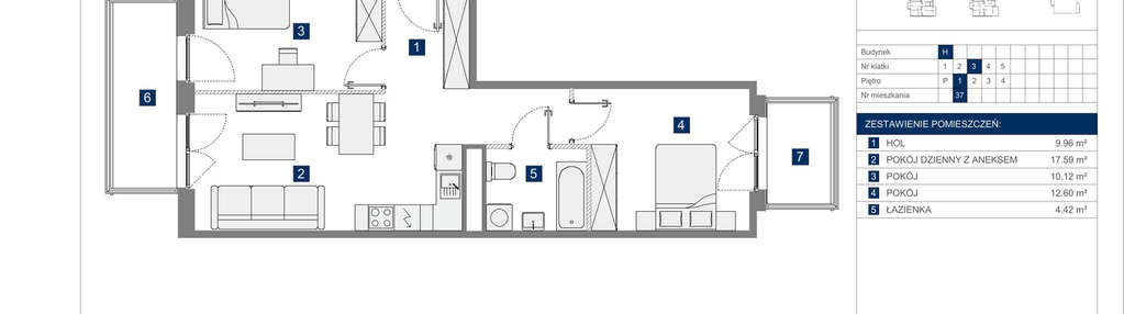 Mieszkanie w inwestycji: Apartamenty Park Matecznego Etap 2.2