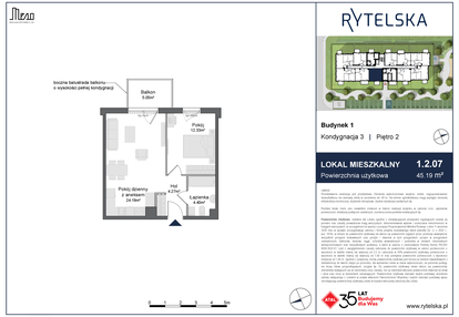 Mieszkanie w inwestycji: Rytelska