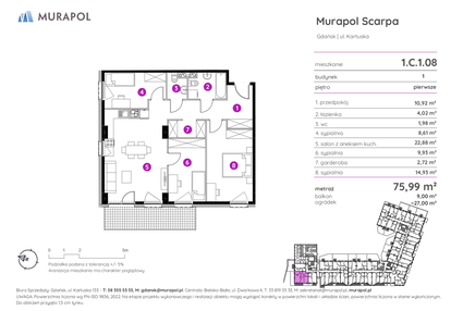 Mieszkanie w inwestycji: Murapol Scarpa