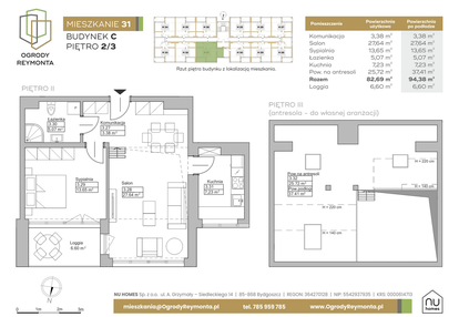 Mieszkanie w inwestycji: Ogrody Reymonta