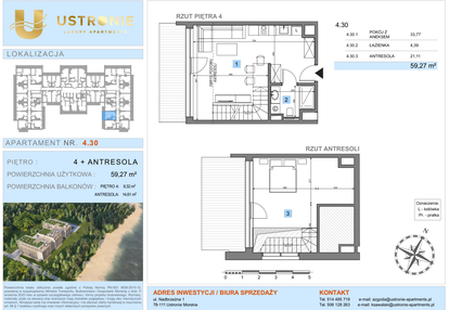 Mieszkanie w inwestycji: Ustronie Luxury Apartments