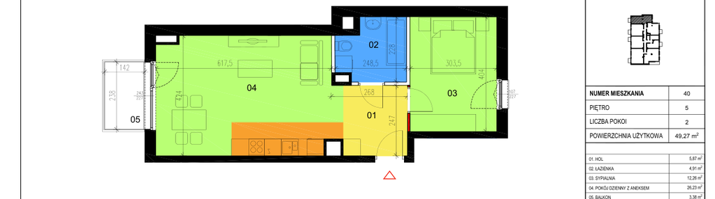 Mieszkanie w inwestycji: Apartamenty Nowy Marysin VII