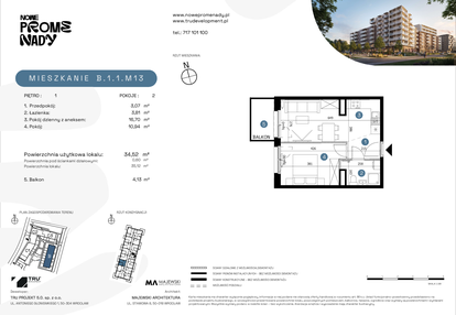 Mieszkanie w inwestycji: Nowe Promenady etap II