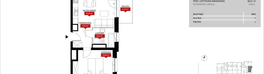 Mieszkanie w inwestycji: Browary Wrocławskie 2