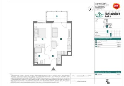 Mieszkanie w inwestycji: Apartamenty Myśliborska Park