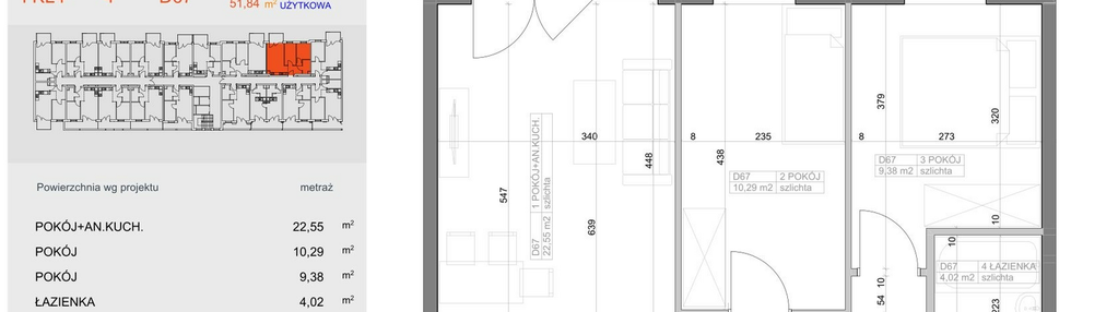 Mieszkanie w inwestycji: Industria etap I-D