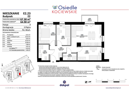 Mieszkanie w inwestycji: Osiedle Kociewskie bud. E