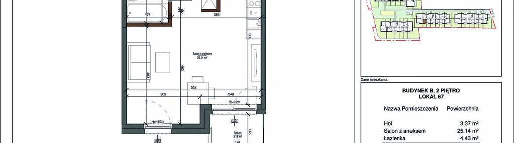 Mieszkanie w inwestycji: Aura Mokotów II