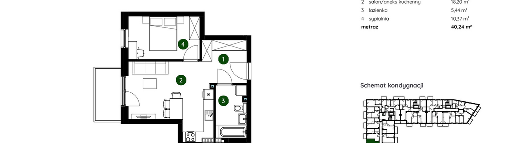 Mieszkanie w inwestycji: Murapol GreenCity bud. 2