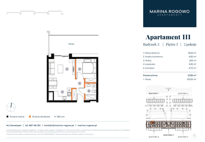 Mieszkanie w inwestycji: Apartamenty Marina Rogowo