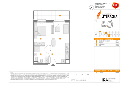 Mieszkanie w inwestycji: Apartamenty Literacka etap 2.2
