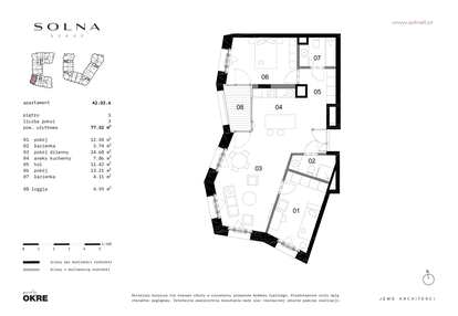 Mieszkanie w inwestycji: Solna 6