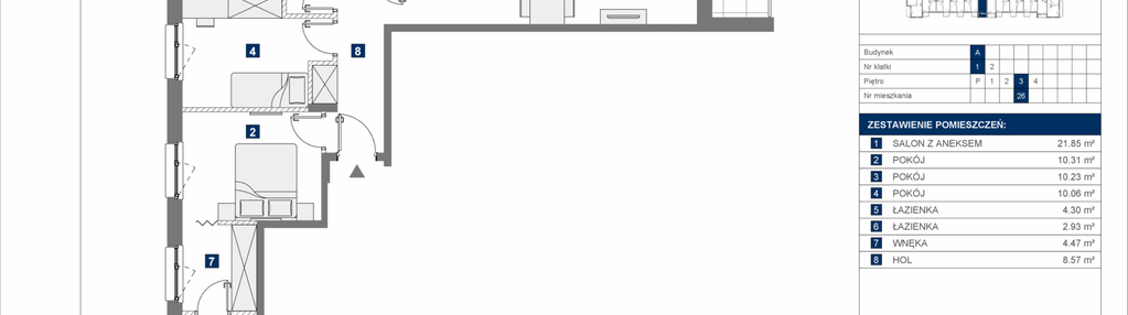 Mieszkanie w inwestycji: Mokotów Sportowy 3.1