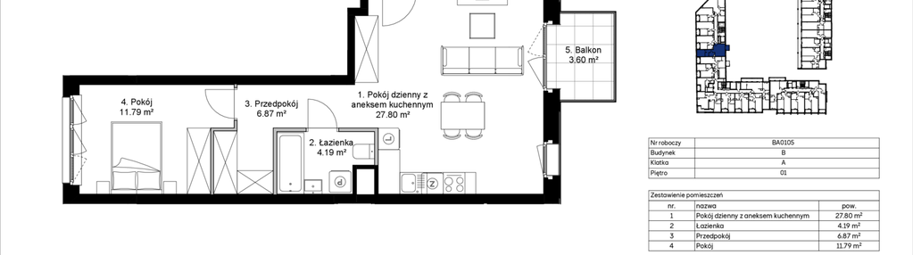 Mieszkanie w inwestycji: Awangarda Mogilska
