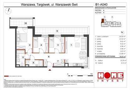 Mieszkanie w inwestycji: Warszawski Świt etap VIII